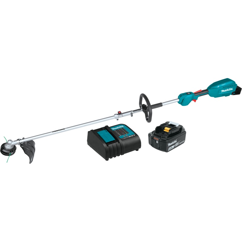 Makita 18V LXT LithiumIon Brushless Cordless Couple Shaft Power Head Kit w/ 13 String Trimmer Attachment (4.0Ah)