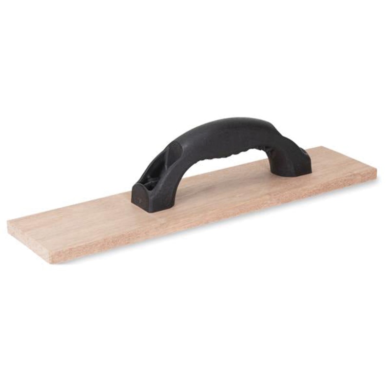 MARSHALLTOWN WF944 Wood Float, 3-1/2 in W, 14 in L, Plastic Handle