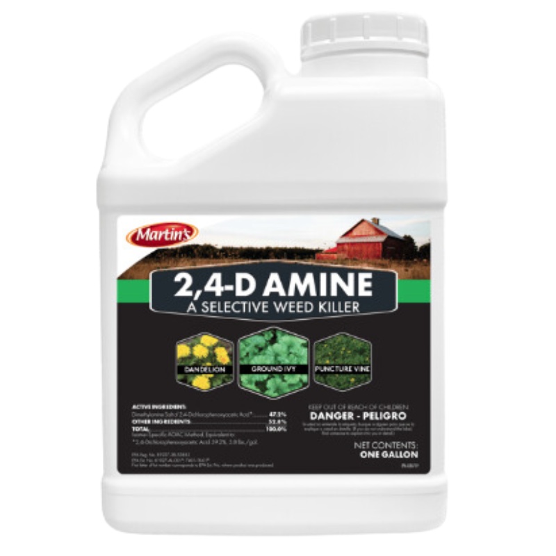 Martin’s 2,4-D Amine-2.5 Gallon & 1 Quart & 1 Gallon