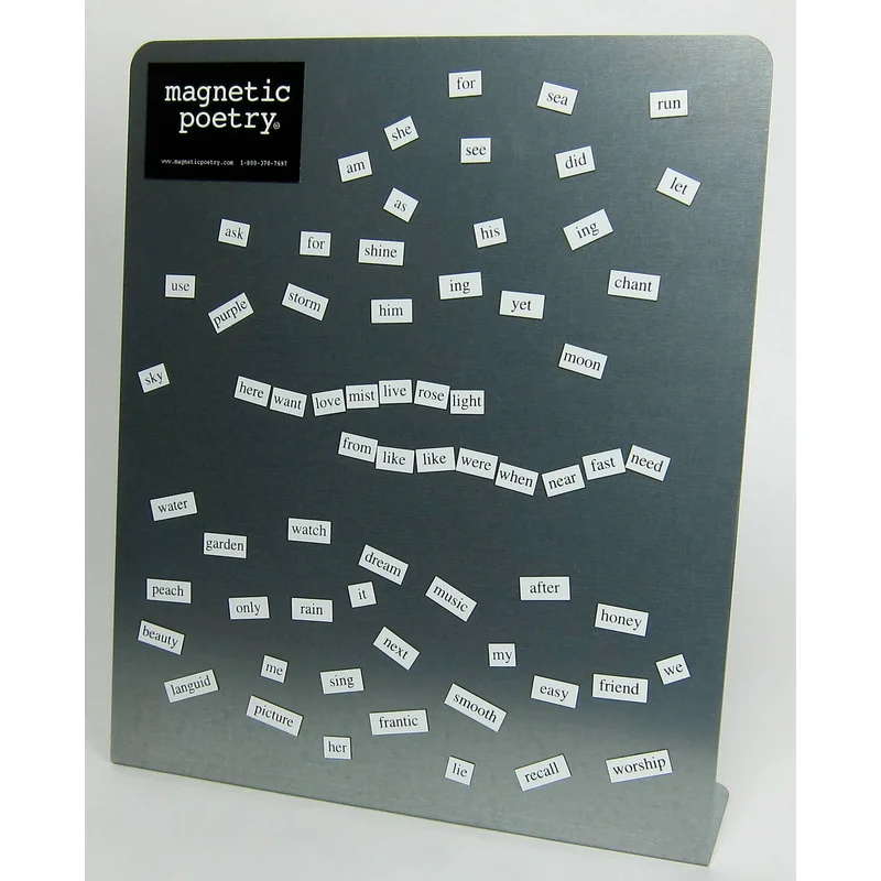 Metal Easel – Magnetic Poetry