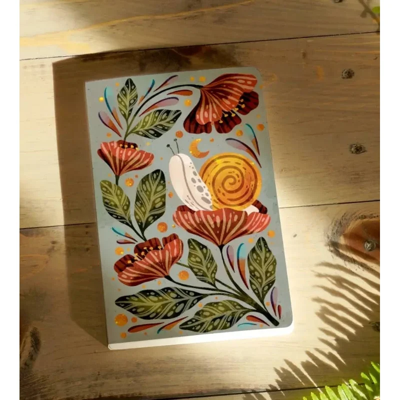 Midnight Snail Classic Layflat Notebook
