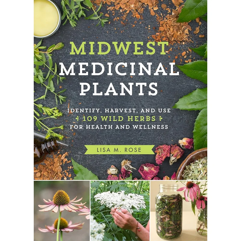 Midwest Medicinal Plants: Identify, Harvest, and Use 109 Wild Herbs for Health and Wellness (Medicinal Plants) by Lisa M Rose
