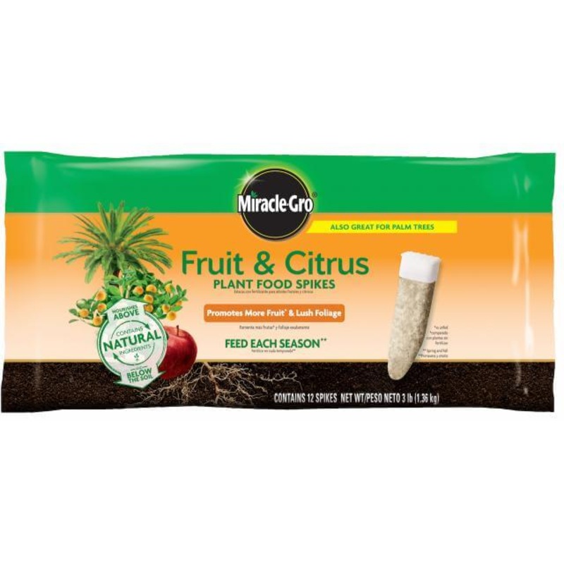 Miracle-Gro Fruit & Citrus Plant Food Spikes (3 lbs)