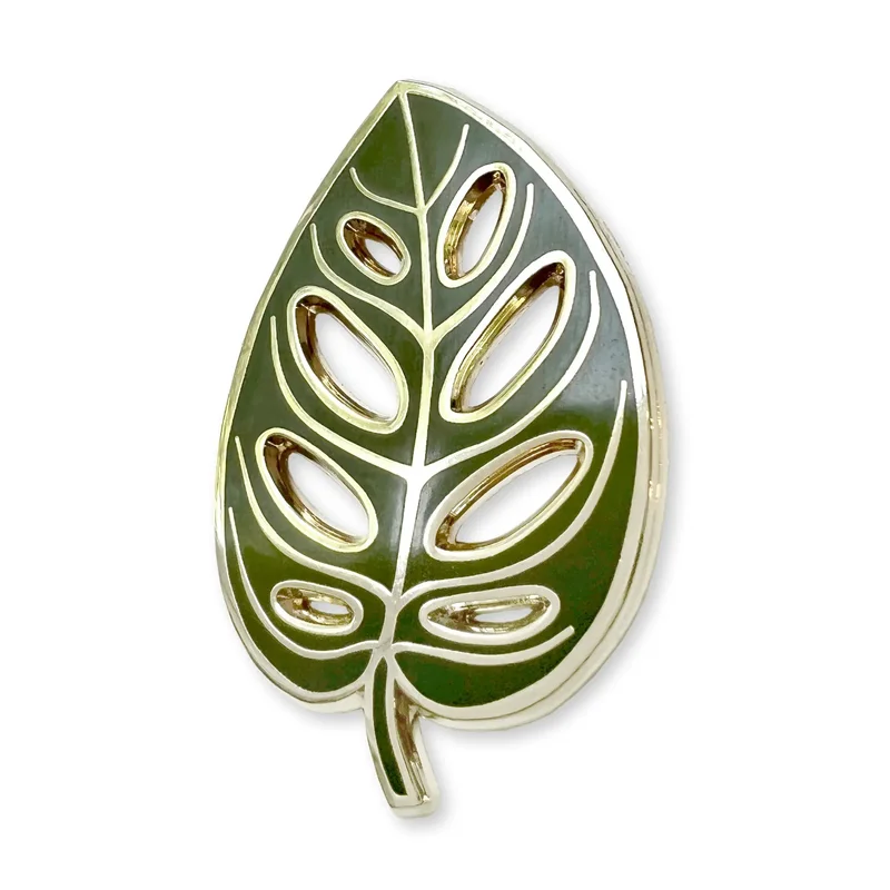 Monstera Adansonii Leaf Enamel Pin