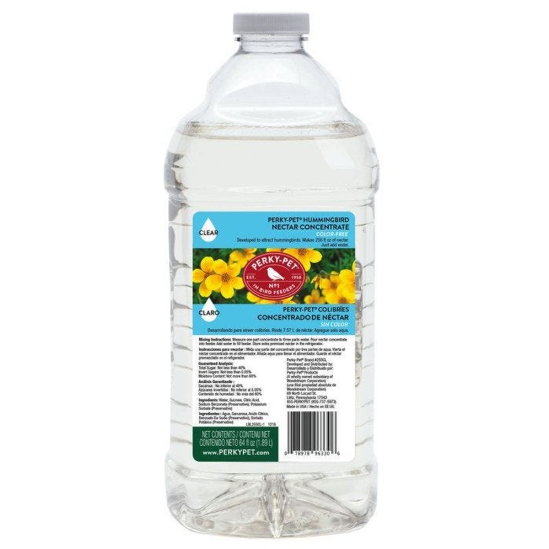 More Birds Clear Liquid Hummingbird Nectar Concentrate
