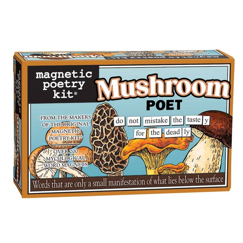 Mushroom Poet Magnetic Poetry Kit