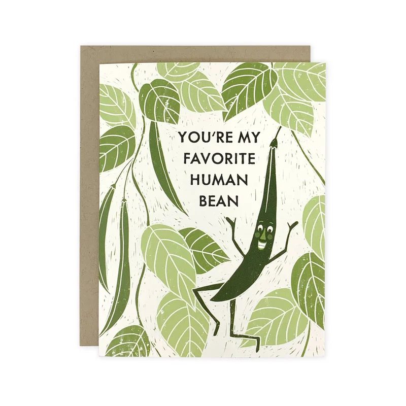 My Favorite Human Bean Card
