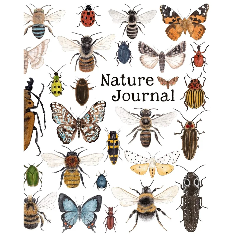 Nature Journal – Assorted Insects Cover Design (Twig & Moth)