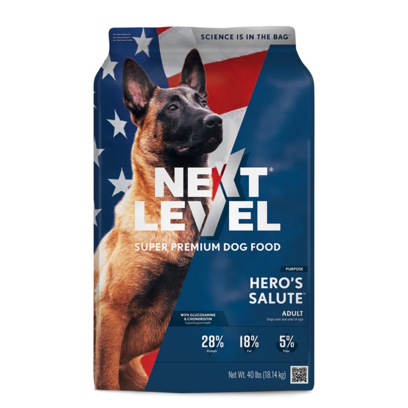 Next Level Hero’s Salute Dry Dog Food
