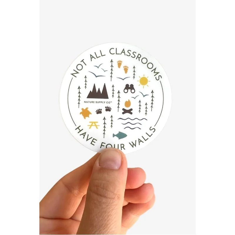 Not All Classrooms Have Four Walls Sticker