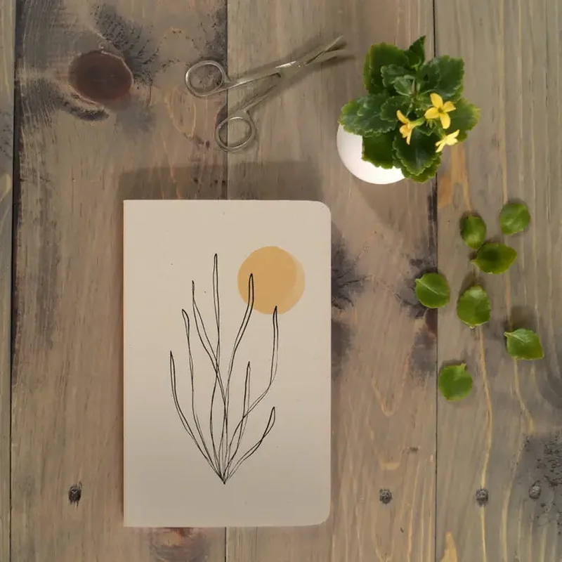Ocotillo Contour Kraft Layflat Notebook