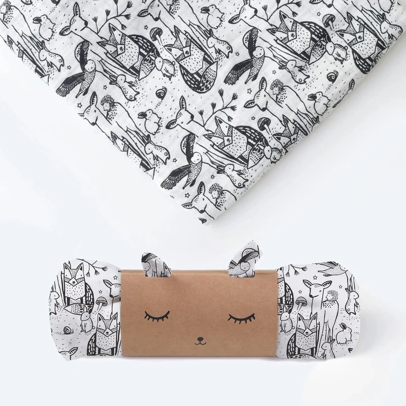Organic Muslin Swaddle – Forest