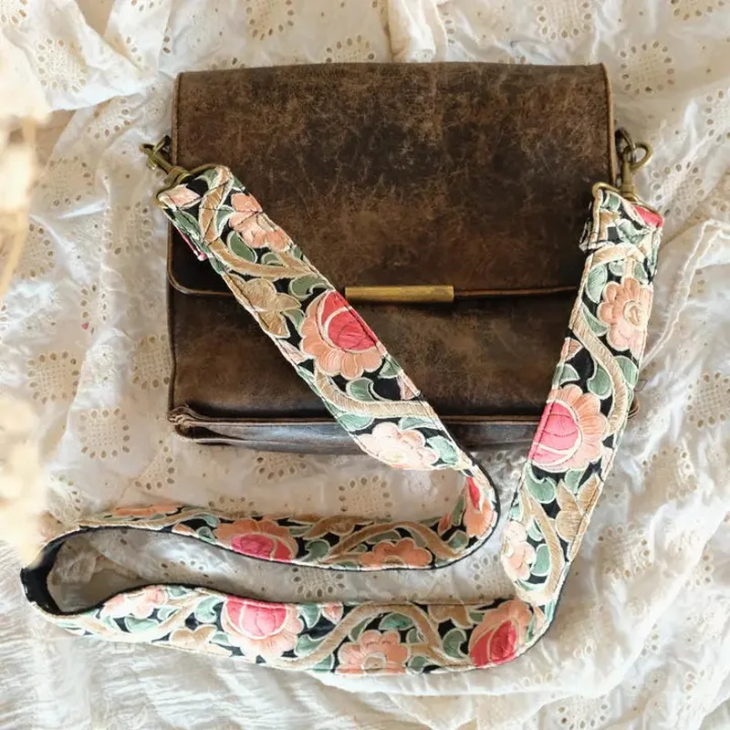 Pastel Blossom Dark – Handmade Phone Cord/ Bag Strap/Camera Strap