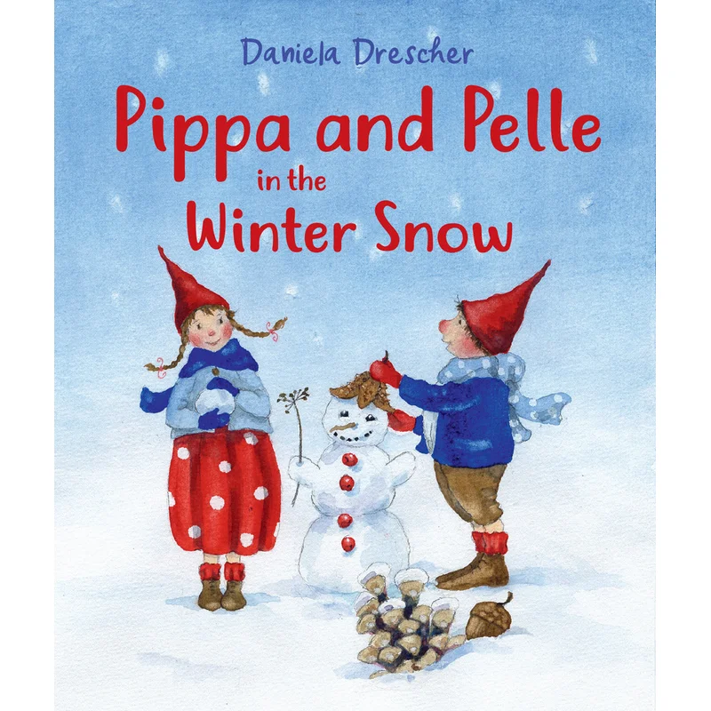 Pippa and Pelle in the Winter Snow by Daniela Drescher