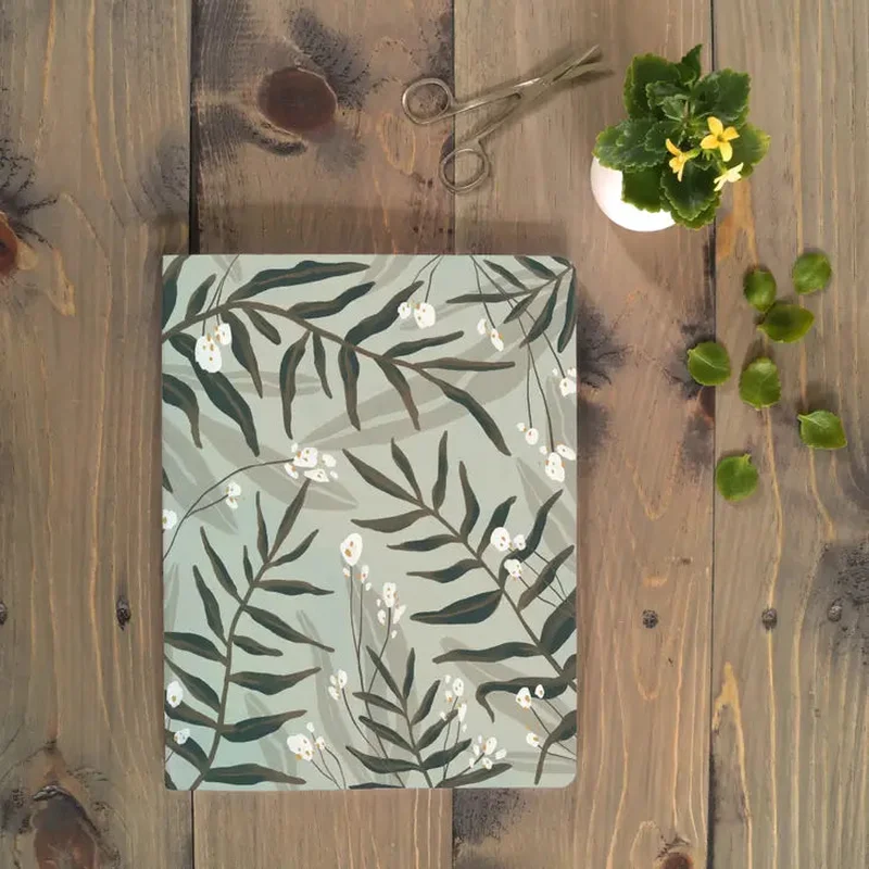 Plant Pattern Large Layflat Notebook