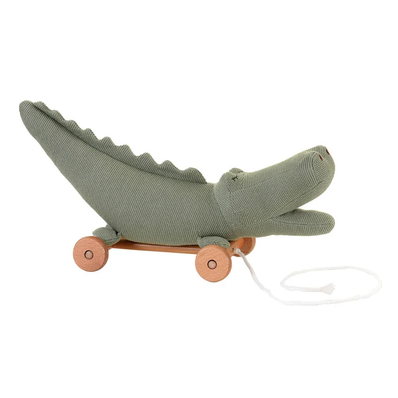 Pull-Along Crock Crocodile Toy