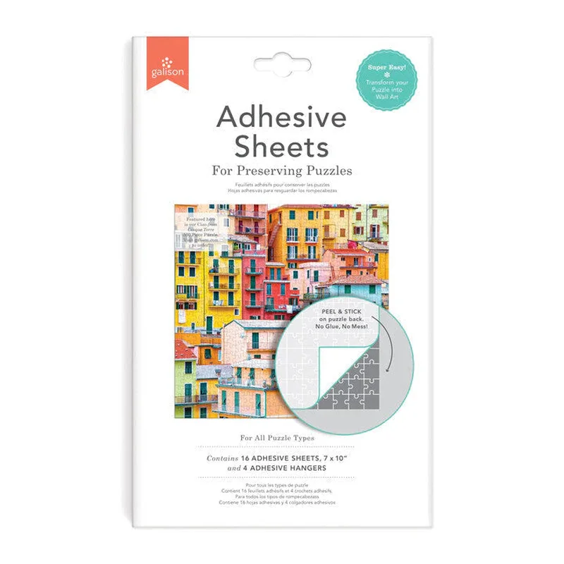 Puzzle Glue Sheets: Adhesive Sheets for Preserving Puzzles