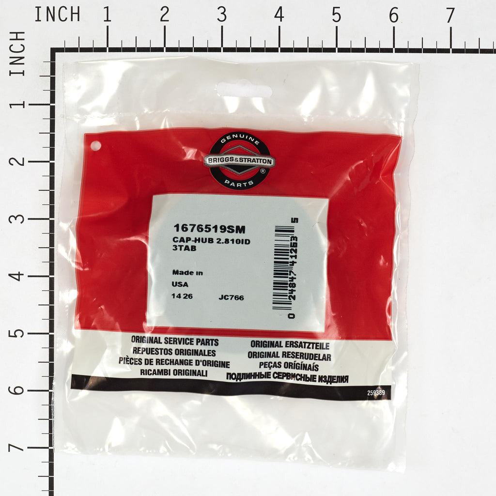 Briggs & Stratton - 1676519SM - CAP-HUB 2.810ID3TAB
