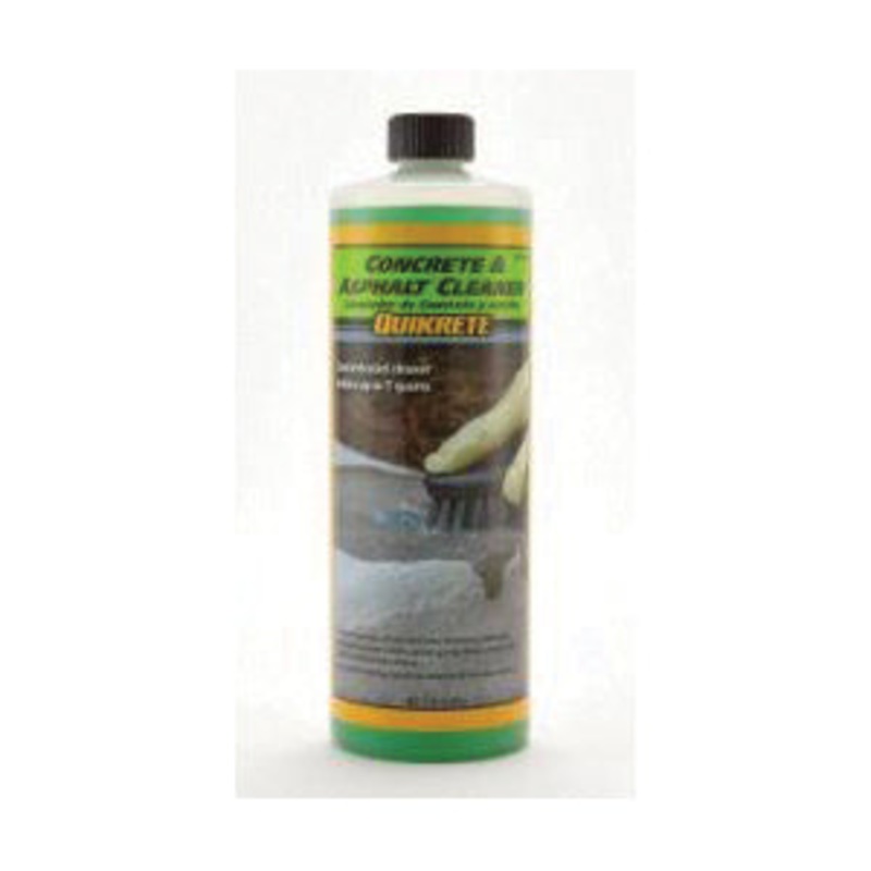 Quikrete 8601-14 Concrete and Asphalt Cleaner, 1 qt, Bottle