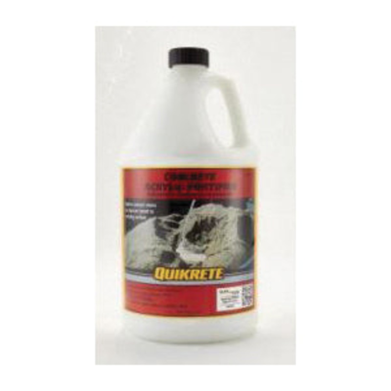 QUIKRETE 8610-14 Concrete Acrylic Fortifier, Liquid, White, 50:50 Mixing Ratio, 24 hr Curing, 1 qt, Bottle