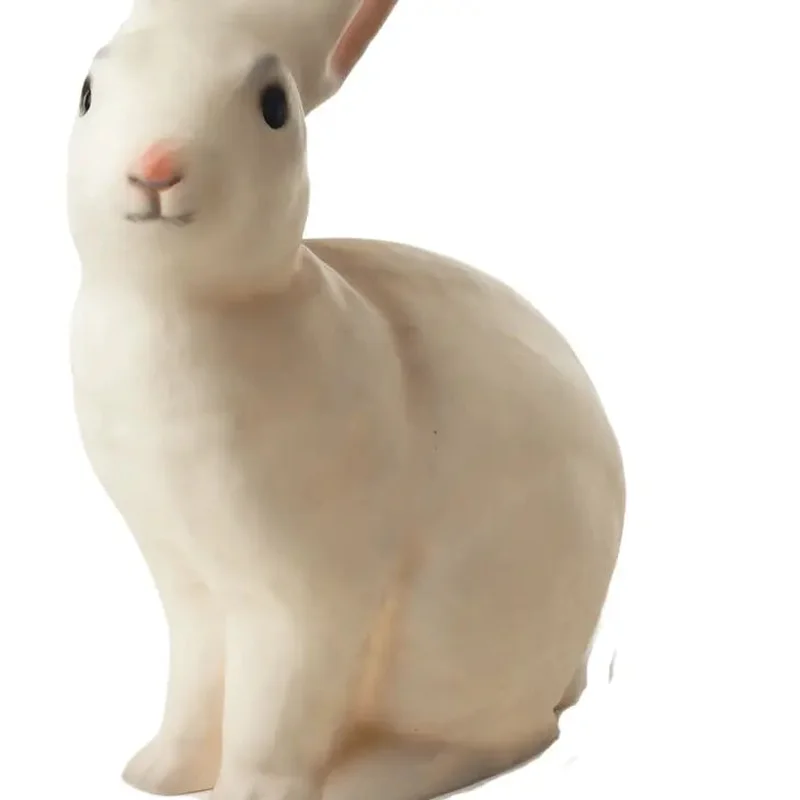 Rabbit Lamp White w/ Plug
