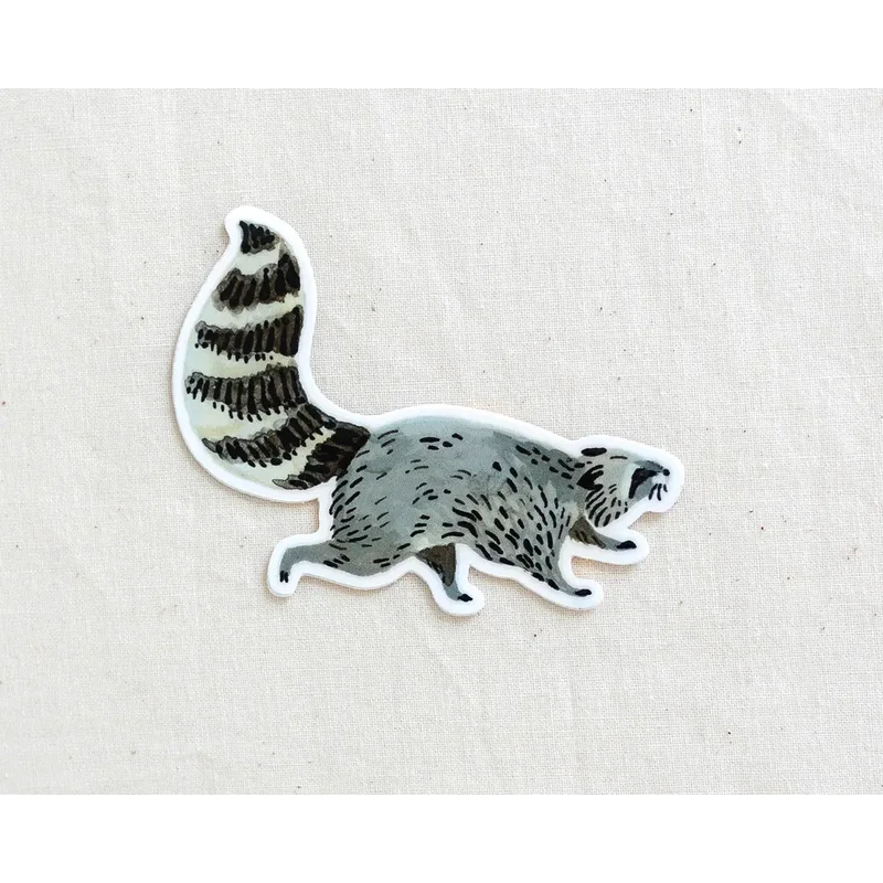 Raccoon Animal Vinyl Sticker
