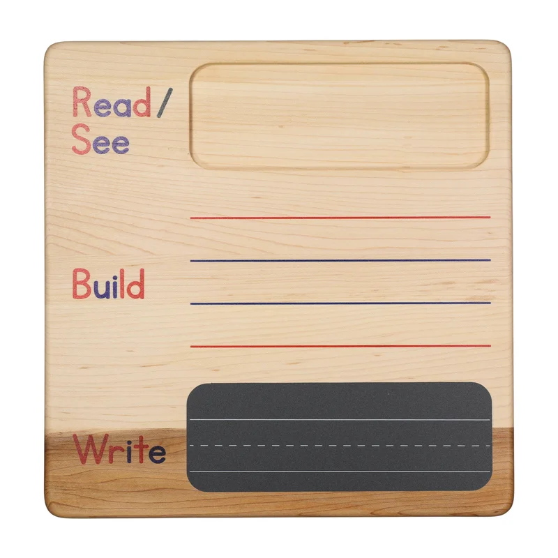 Read Build Write with Chalkboard Writing Area