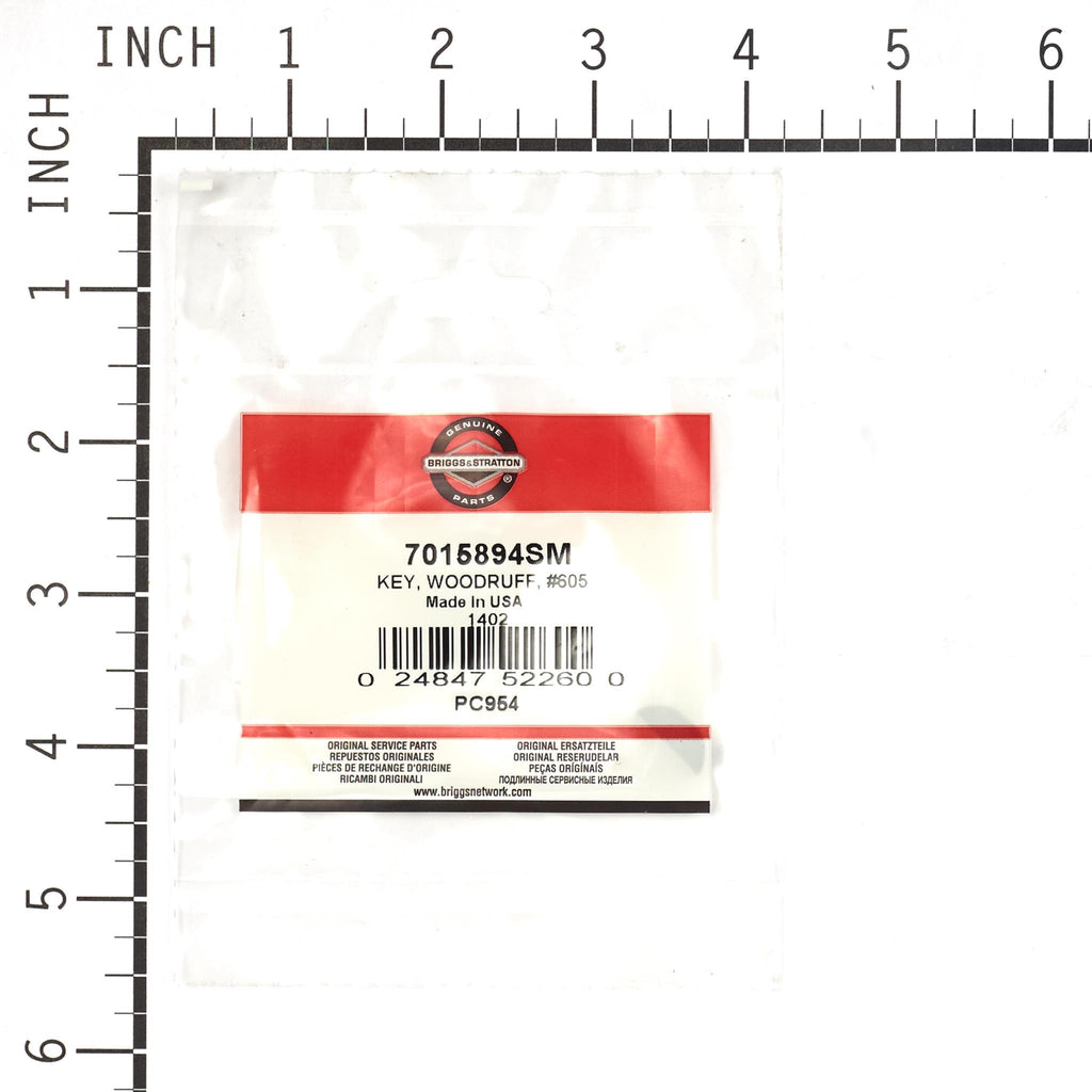 Briggs & Stratton - 7015894SM - KEY WOODRUFF #605