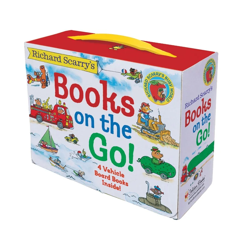Richard Scarry’s Books on the Go: 4 Board Books