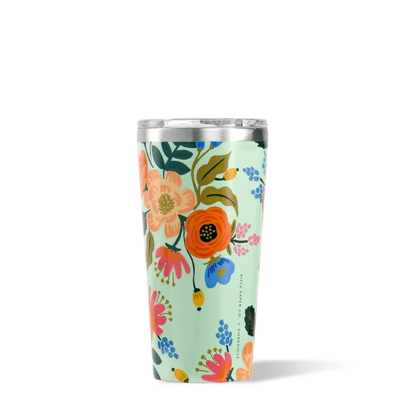 Rifle Paper Co. Mint Lively Floral 16oz Tumbler