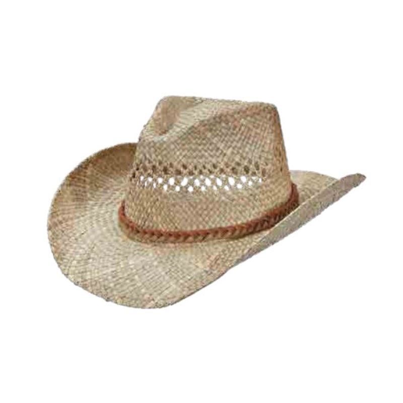 SCALA MS392OS Series MS392OS Brewer Hat, S/M, L/XL, Seagrass Outer, Natural