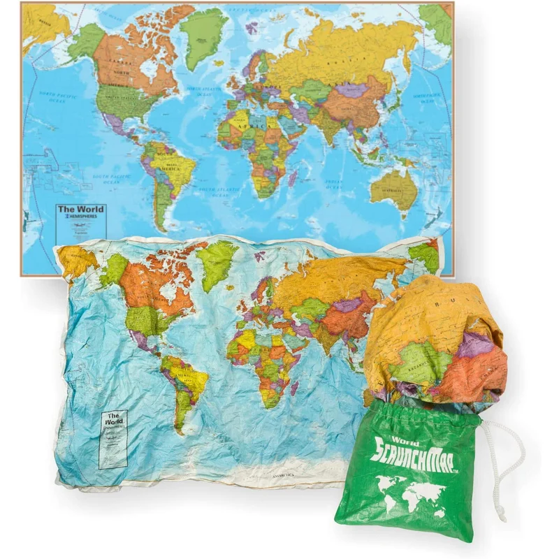 ScrunchMap of the World