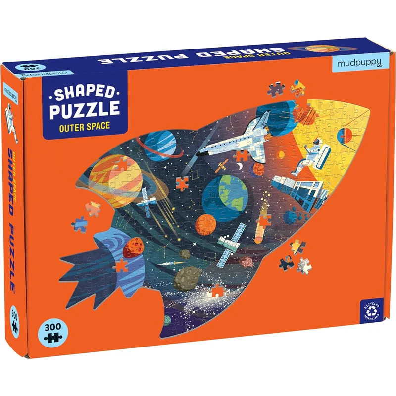 Shaped Scene Outer Space 300-Piece Puzzle