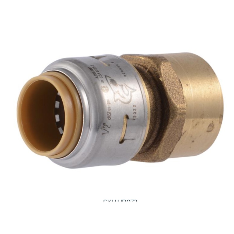 SharkBite Max Brass Push Female Adapter