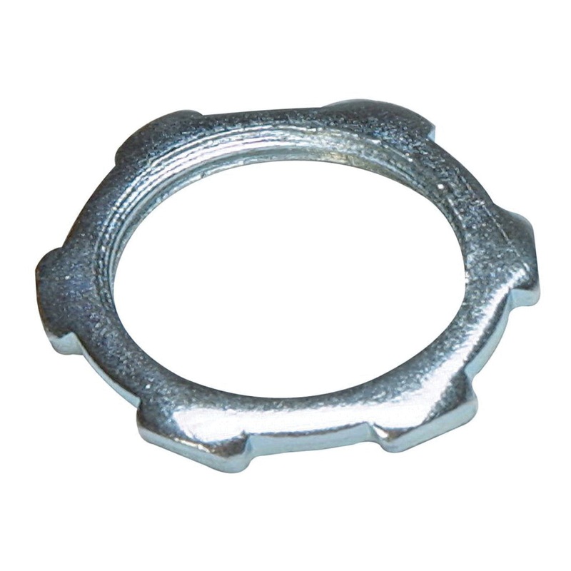 Sigma 47103 Conduit Locknut, 1 in Trade, For Use With: Rigid Conduits, IMC and other Threaded Connectors, Steel