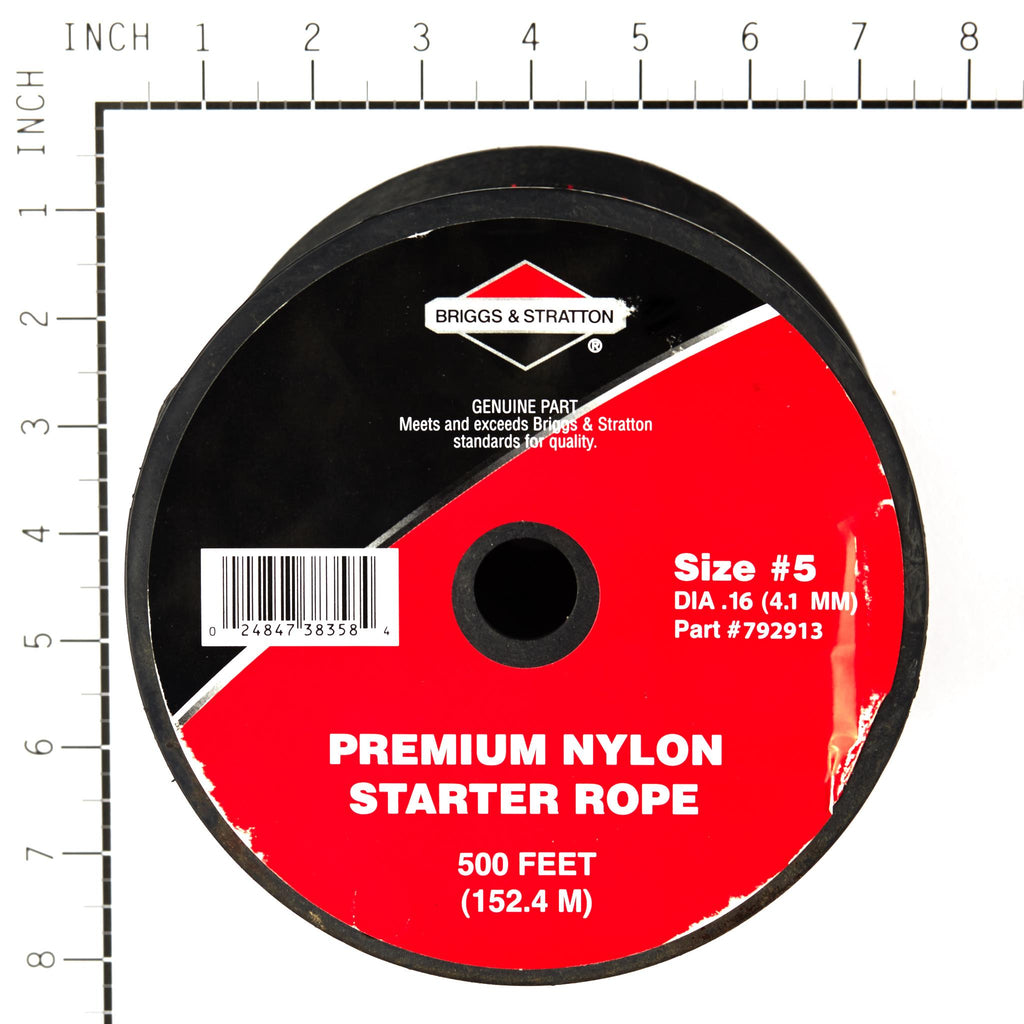 Briggs & Stratton - 792913 - #5 Recoil Starter Rope, 500 Foot Spool