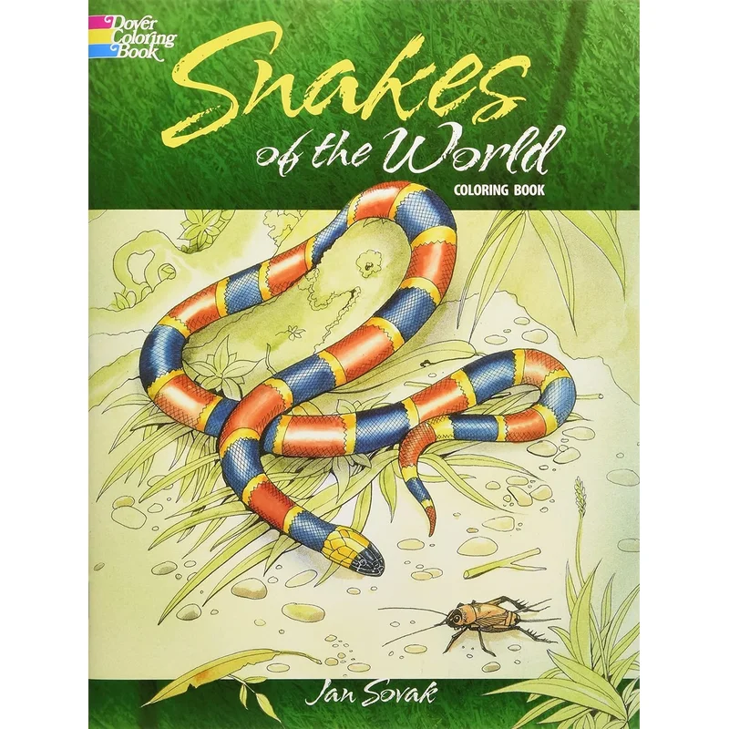 Snakes of the World Coloring Book (Dover Animal Coloring Book)