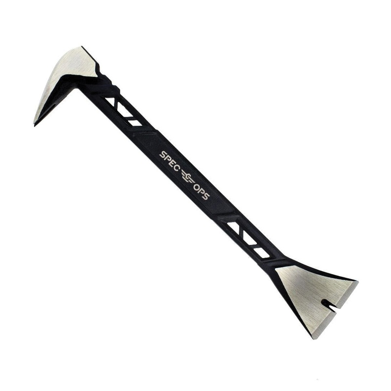 Spec Ops Tools SPEC-D11MOLD Molding Pry Bar, 11 in OAL, 30 deg End, High Carbon Steel Bar, Black/Flat Dark Earth Handle