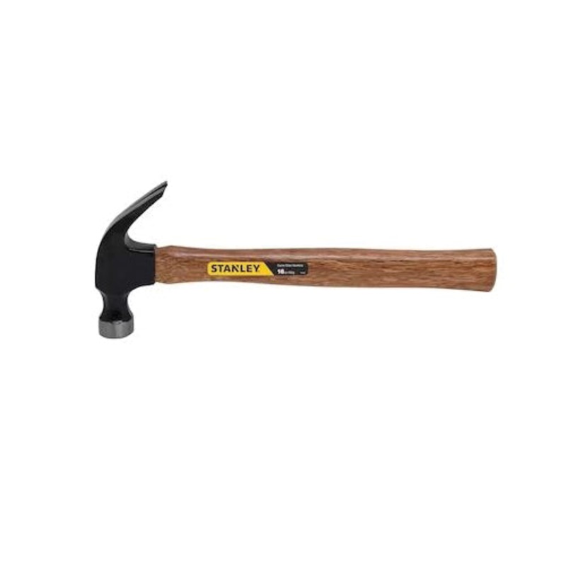 STANLEY 51-616 Nailing Hammer, 16 oz Head, High Carbon Steel Head, Wood Handle