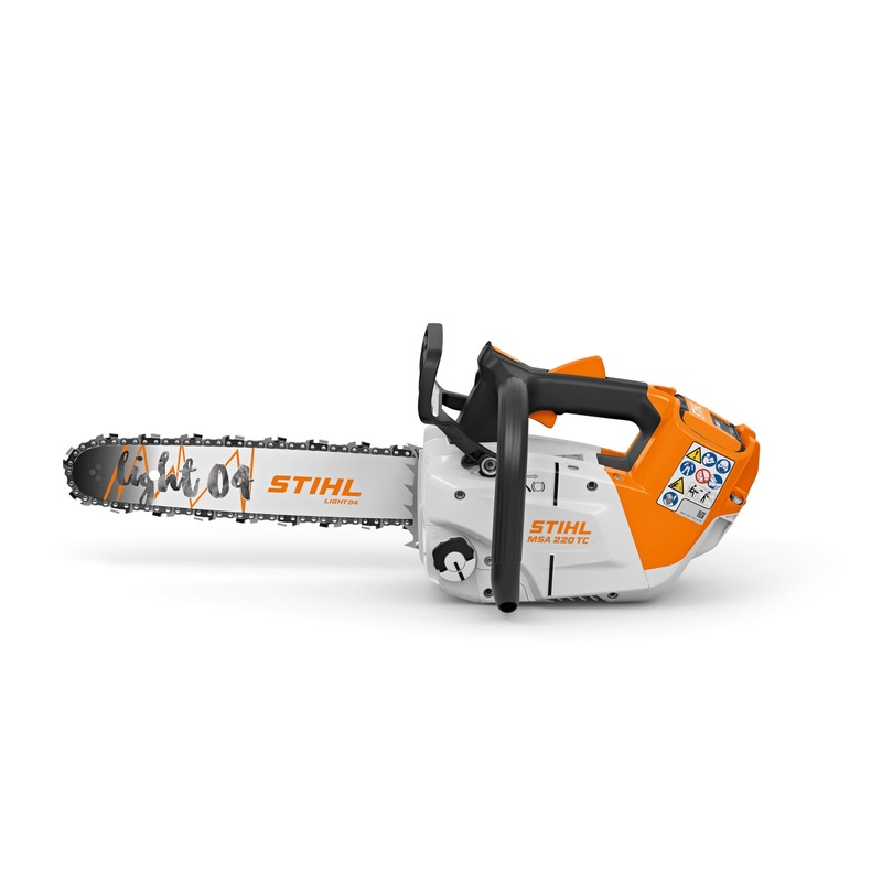 STIHL MSA 220 TCO TopHandle Chainsaw | 36V BatteryPowered | 14Inch Bar | Unit Only