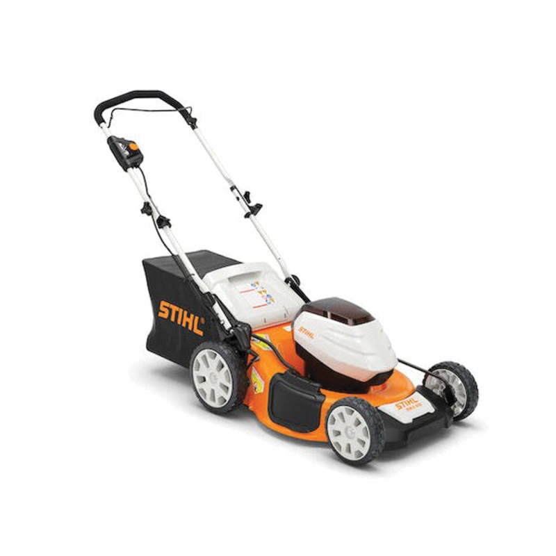 STIHL RMA 510 Lawn Mower, 20 in W Cutting, 1.4 to 3.5 in H Cutting, 120 V, Lithium-Ion Battery, 3200 rpm Speed