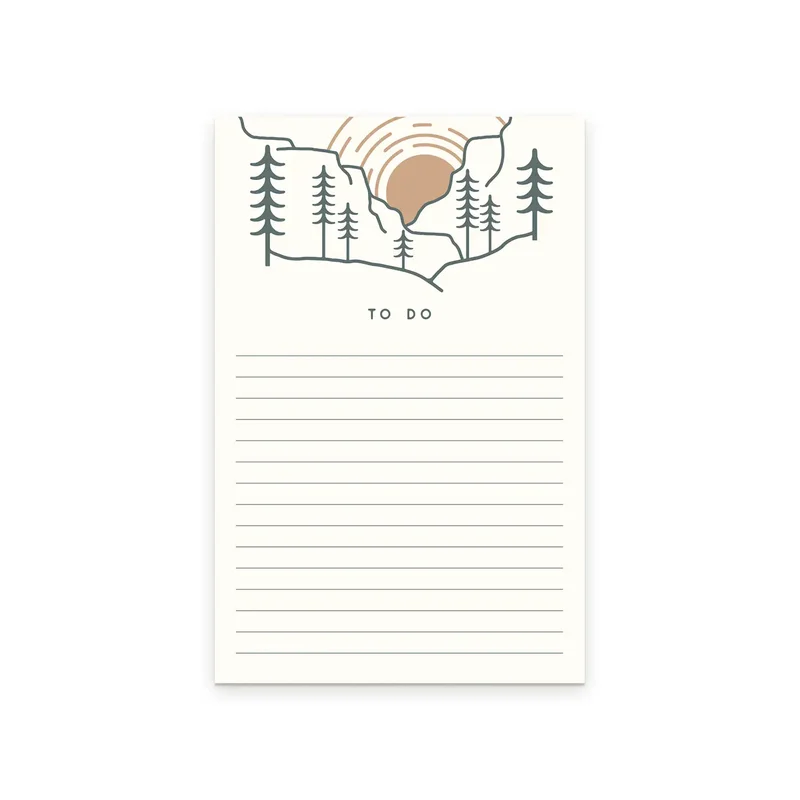 Sunrise To Do Notepad