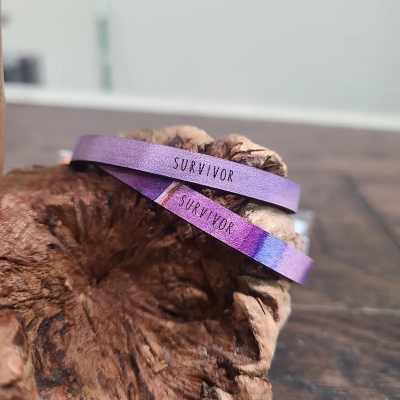Survivor- Leather Bracelet