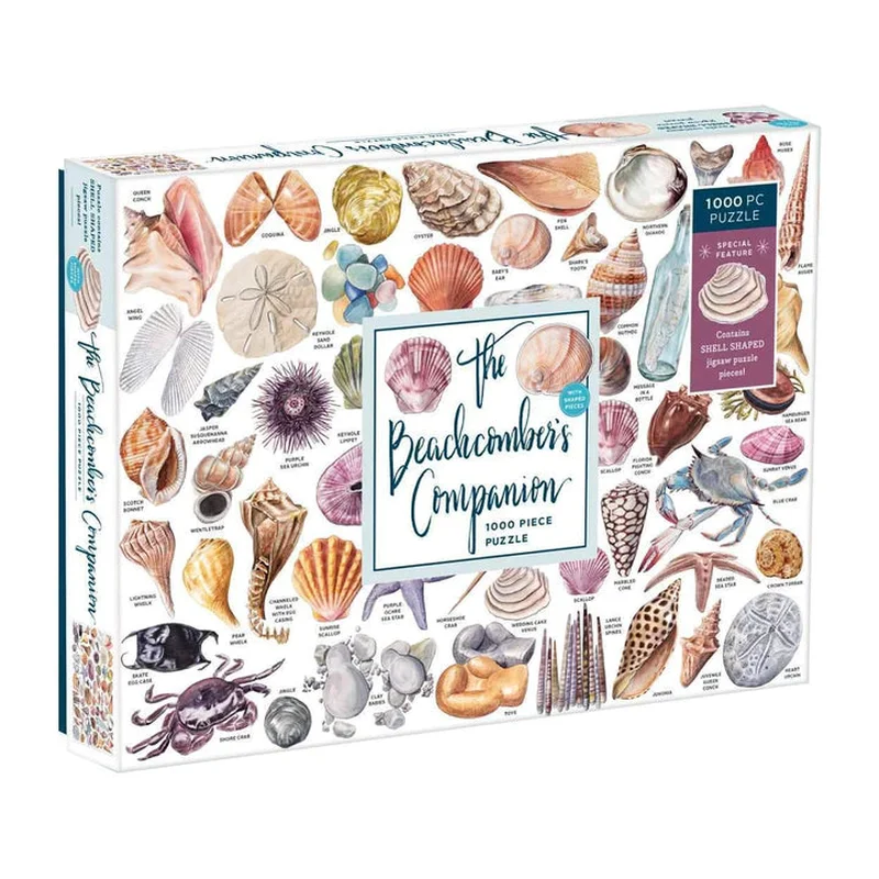 The Beachcomber’s Companion: 1000-Piece Puzzle with Shaped Pieces