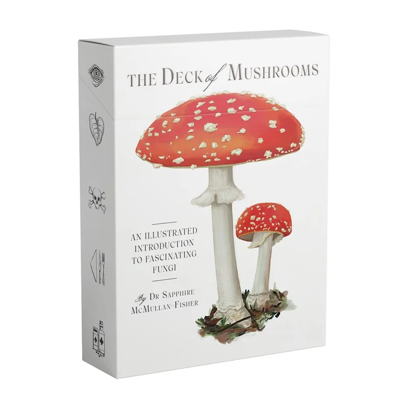 The Deck of Mushrooms: An Illustrated Field Guide to Fascinating Fungi