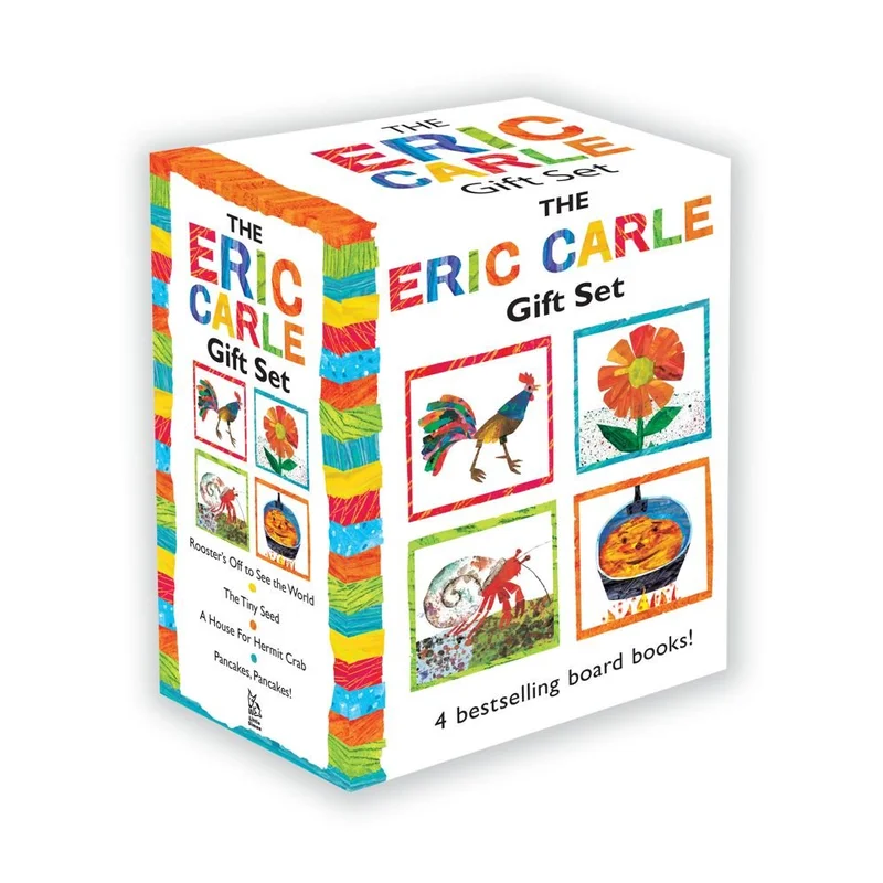 The Eric Carle Gift Set: The Tiny Seed; Pancakes, Pancakes!; A House for Hermit Crab; Rooster’s Off to See the World