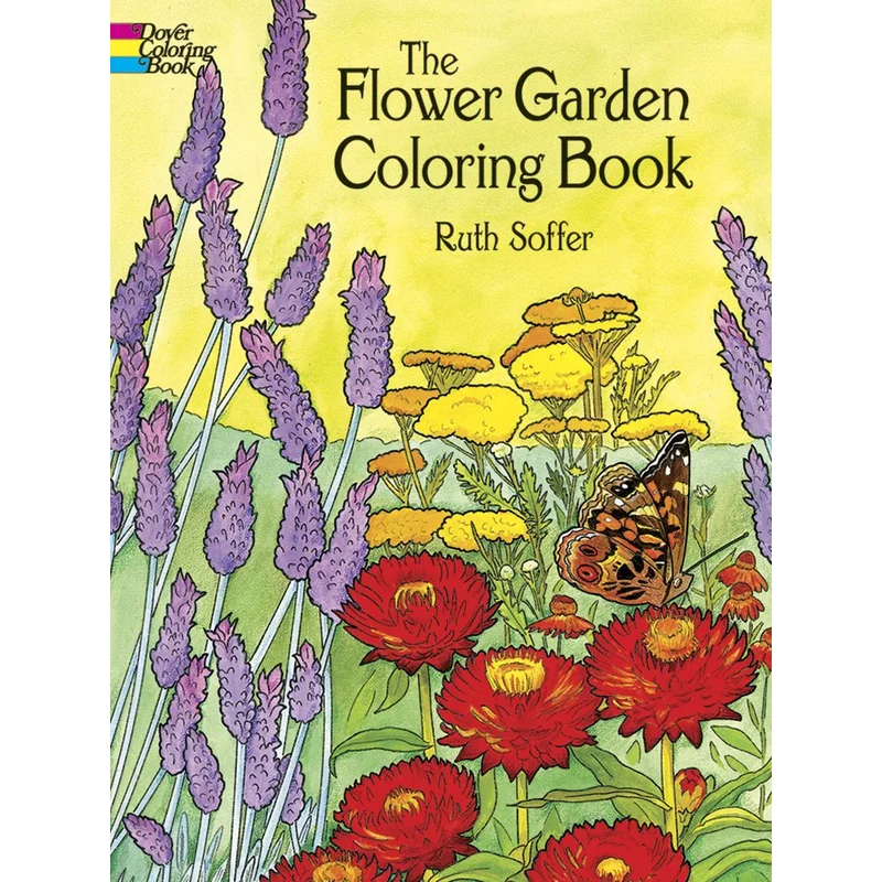 The Flower Garden Coloring Book (Dover Flower Coloring Books) by Ruth Soffer