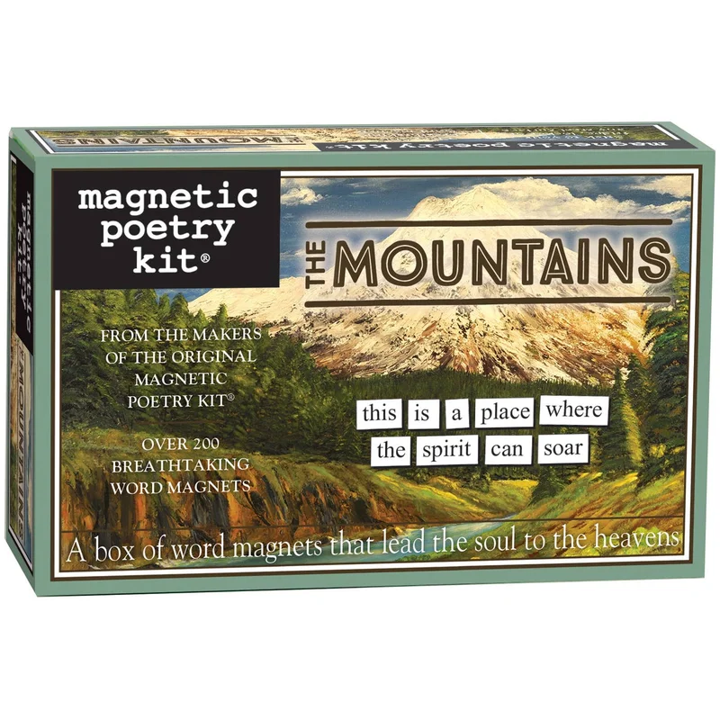 The Mountains – Magnetic Poetry Kit