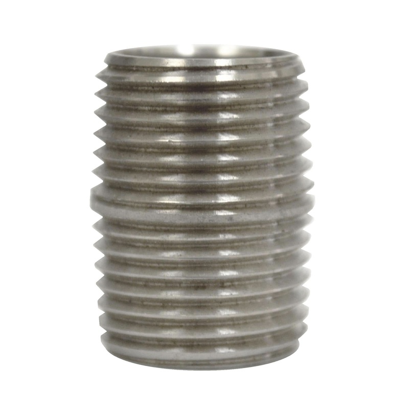 The Outdoor Plus 1/2 Closed Nipple Stainless Steel Fitting