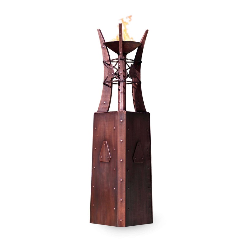 The Outdoor Plus Bastille Fire Tower Hammered Copper